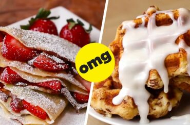 16 Pancakes, Waffles, Crepes, & French Toasts