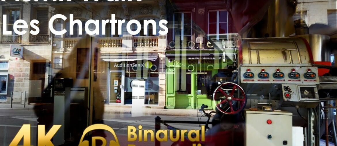 ASMR WALK Bordeaux FRANCE 4k 60fps Binaural City Sounds ASMR 프랑스 フランスの 法国 treadmil Walking Chartrons