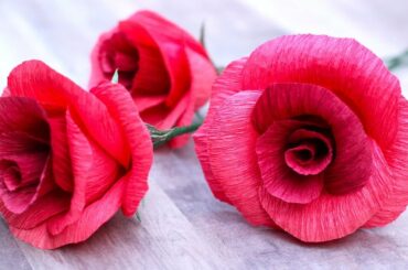 How To Make A Crepe Paper Rose