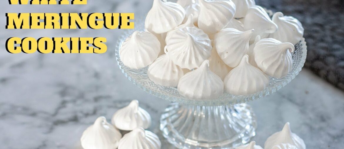 The Secret To Make Perfect French Meringue Cookies - 3 Ingredients