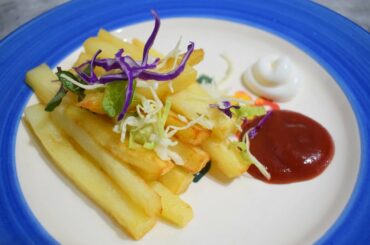 french fries recipe at home - gaher per bnye asni sye cutt fries