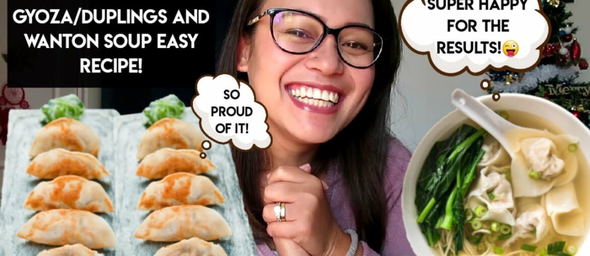 FILIPINA AND FRENCH LIFESTYLE: HOW TO MAKE AND COOKED FRIED DUMPLINGS | PAANO MAG LUTO NG GYOZA!