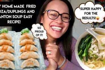 FILIPINA AND FRENCH LIFESTYLE: HOW TO MAKE AND COOKED FRIED DUMPLINGS | PAANO MAG LUTO NG GYOZA!