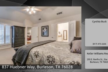 837 Huebner Way, Burleson, TX 76028