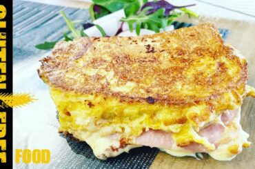 Chrispy french toast with cheese & ham gluten free recipe