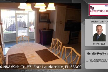 3026 NW 69th Ct, E3, Fort Lauderdale, FL 33309