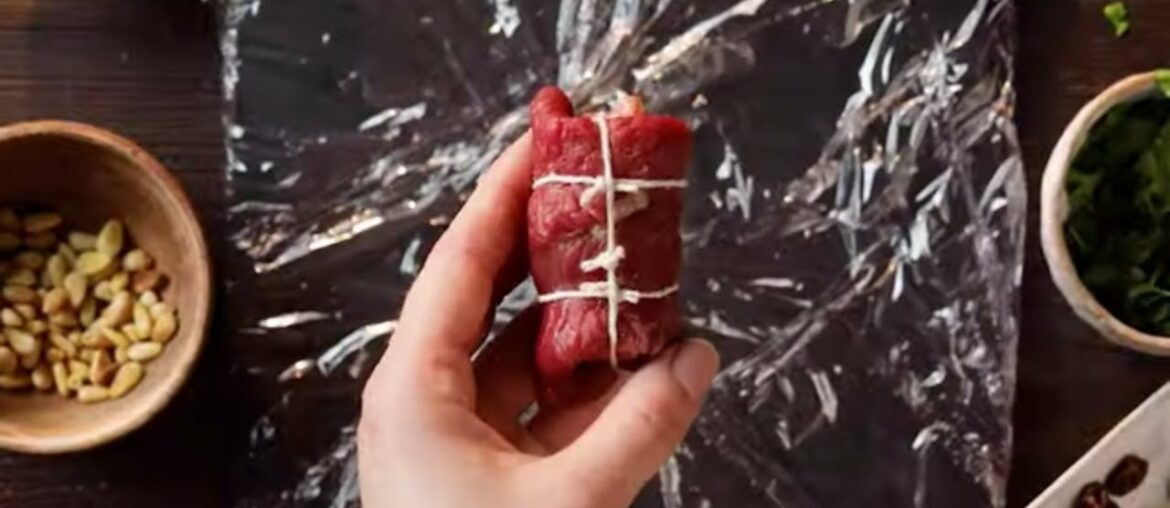 Date Night Recipe - Beef Braciole in a Red Wine Tomato Sauce