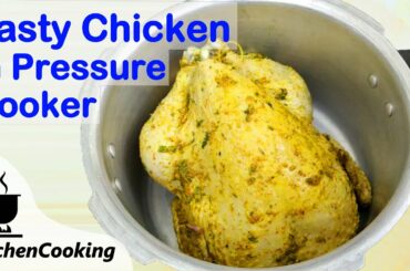 Delicious Whole Chicken Cooking in Pressure Cooker | Chicken Full Bird Recipe | KitchenCooking