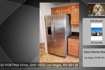 11850 PORTINA Drive, Unit 1020, Las Vegas, NV 89138