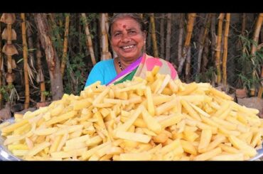 French Fries Recipe | Crispy French Fries Recipe McDonald's Style Cooking by our grandma