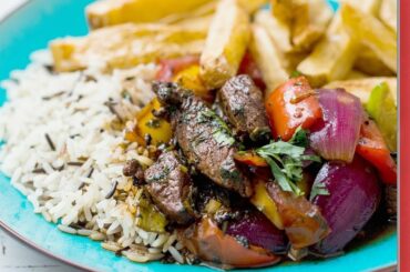 Putting French Fries With A Beef Stir Fry = AMAZING