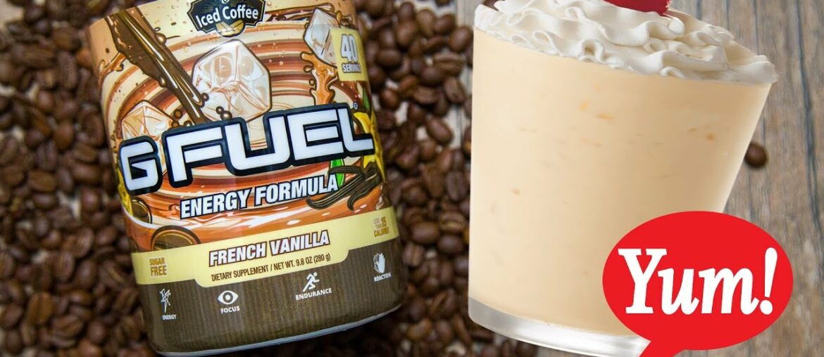 GFUEL French Vanilla COFFEE MILKSHAKE Yum!!! USE CODE: BOOGZ #ad