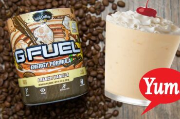 GFUEL French Vanilla COFFEE MILKSHAKE Yum!!! USE CODE: BOOGZ #ad