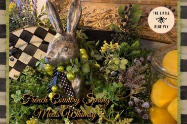 MacKenzie-Childs Inspired Spring Vignette ~ Wall Vignette ~ Decorate with Me for Spring 2020!
