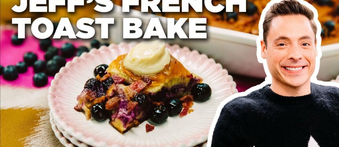 Lemon Blueberry French Toast Bake with Jeff Mauro | Food Network Lemon Blueberry French Toast Bake with Jeff Mauro | Food Network