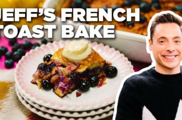 Lemon Blueberry French Toast Bake with Jeff Mauro | Food Network