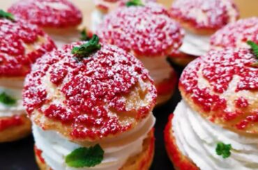 How to make Choux Cream Puffs | Raspberry Chantilly Choux Recipe