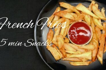 How to make french fries at home||instant crispy snack||french fries kaise bnaye in hindi||