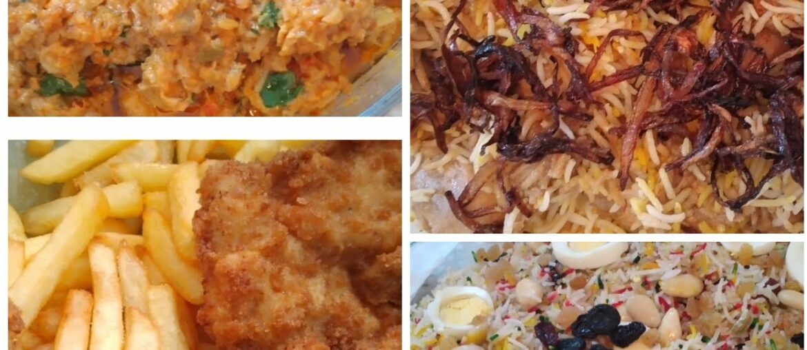 Friday special recipe | Biryani | Zarda | french fries | chicken fillets | chicken makhni | Al Taiba