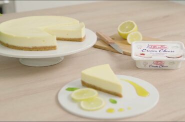 ELLE & VIRE - French Cheesecake recipe with the new Elle & Vire Cream Cheese