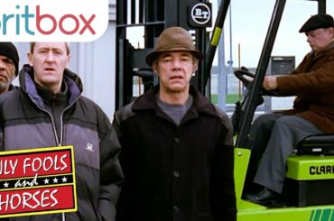 Del Boy Stuns the Lads With His French Beer Loading Skills | Only Fools and Horses