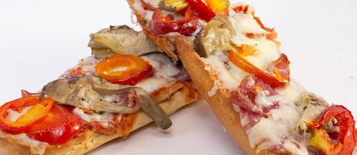 How To Make Cheesy Antipasti French Bread Pizza By Rachael