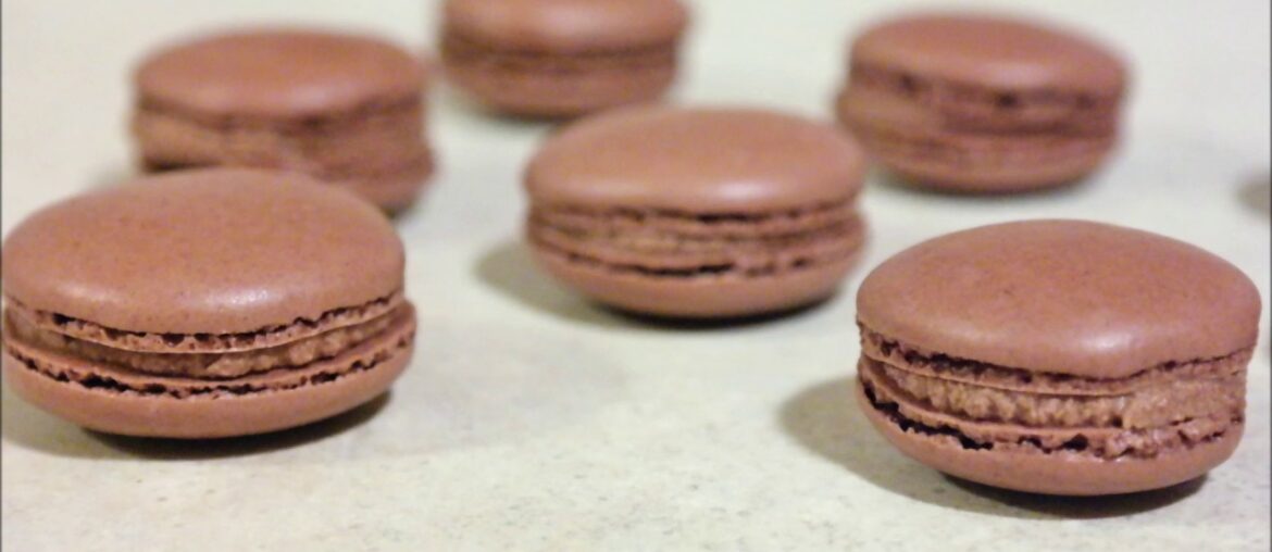 Chocolate Macarons Recipe - Without Almond Flour