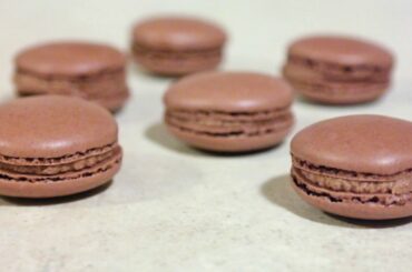 Chocolate Macarons Recipe - Without Almond Flour