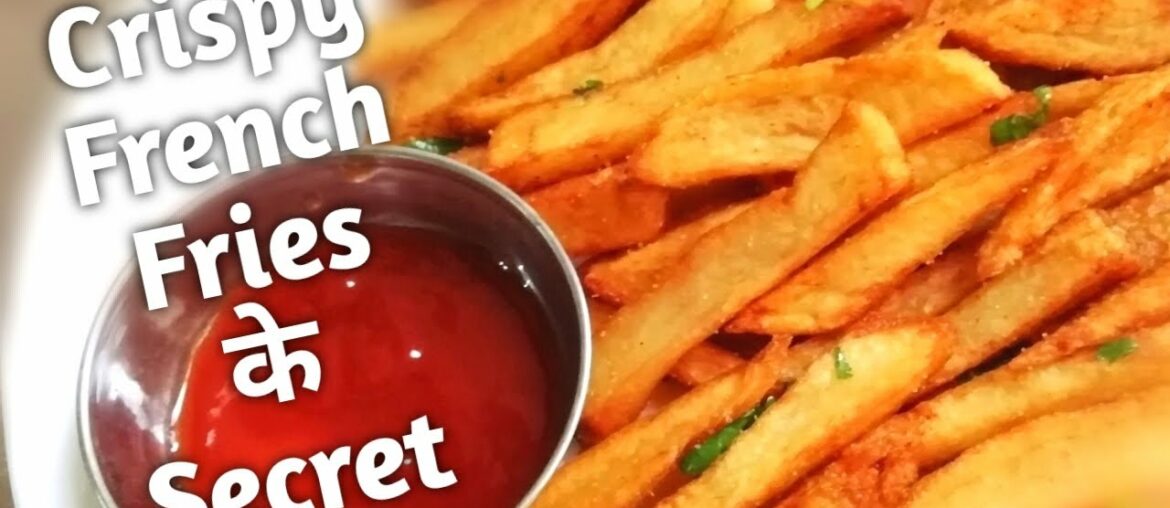 Homemade क्रिस्पी फ्रेंच fries in हिन्दी / Crispy french fries recipe / French fries / Nanda Sinha