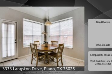 3333 Langston Drive, Plano, TX 75025