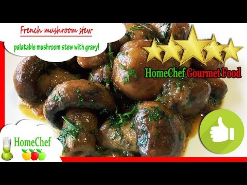 YUMMY! Mushroom GRAVY recipe to make an easy FRENCH mushroom sauce with FRESH Champignon MUSHROOMS! YUMMY! Mushroom GRAVY recipe to make an easy FRENCH mushroom sauce with FRESH Champignon MUSHROOMS!