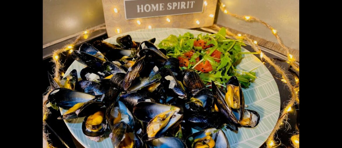 Moules à la crème/Cream mussels: Recette Facile et rapide Easy and quick recipe