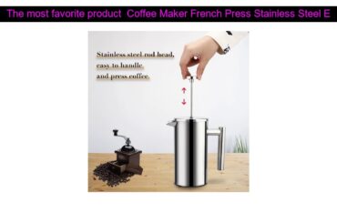 Coffee Maker French Press Stainless Steel Espresso Coffee Machine High Quality Double-Wall Insulat