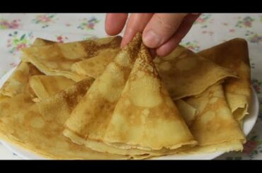 Recette Crêpes Françaises / French Pancakes Recipe