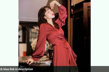 New Women dress Ruffles Matisse God In Pauillac Wine Long Sold Dresses Red 8130