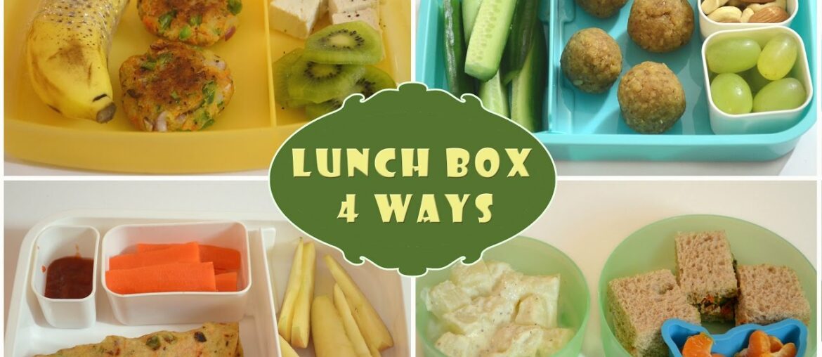 Indian Lunch Box Ideas - Part 1 | Kids Lunch Box Recipes| Quick Lunch Box