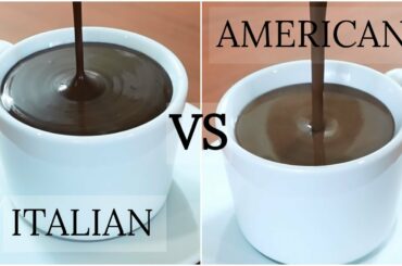 Hot Chocolate Recipe - AMERICAN VS ITALIAN HOT CHOCOLATE