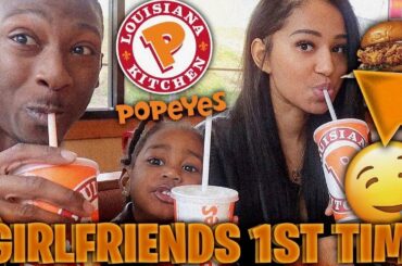 TAKING MY FRENCH GIRLFRIEND TO POPEYES FOR THE 1ST TIME!