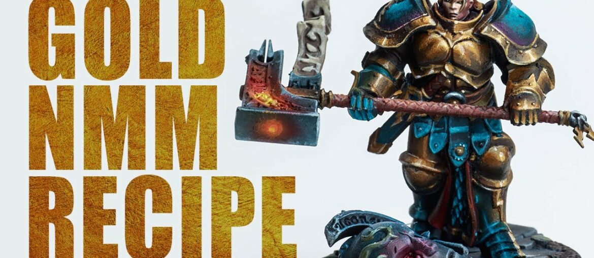 My Gold NMM recipe - painting BEAUTIFUL gold on Warhammer & D&D miniatures