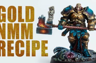 My Gold NMM recipe - painting BEAUTIFUL gold on Warhammer & D&D miniatures
