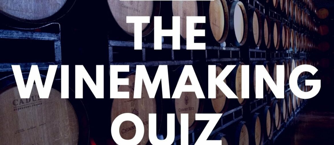 The Winemaking Quiz – WSET style questions to test your wine knowledge The Winemaking Quiz - WSET style questions to test your wine knowledge