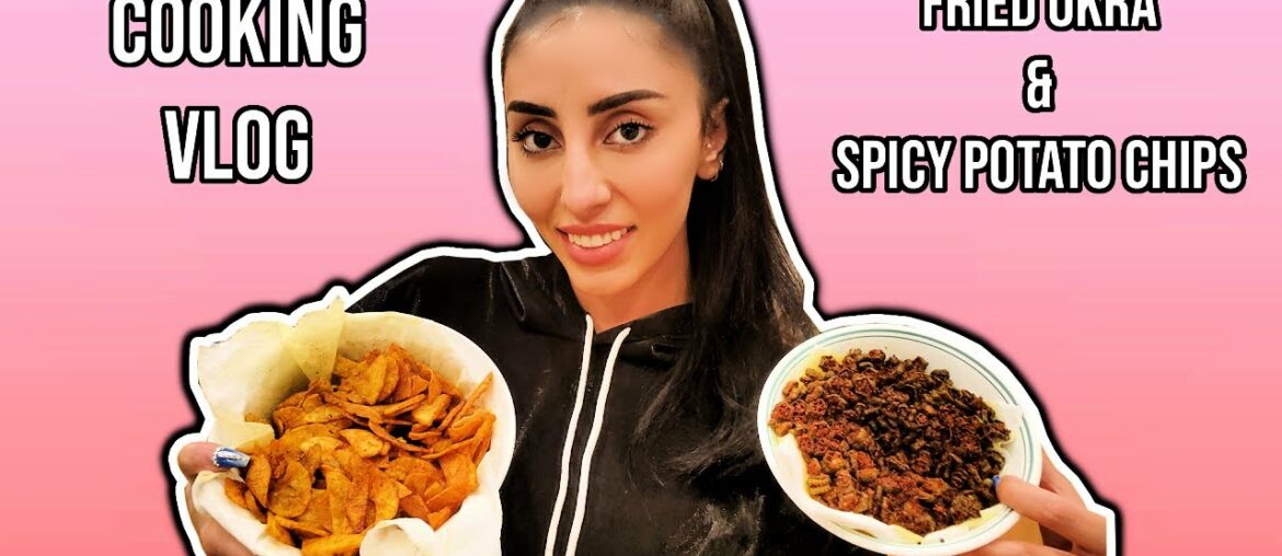 Quick Fried Potato Chips and Okra Recipe