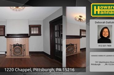 1220 Chappel, Pittsburgh, PA 15216