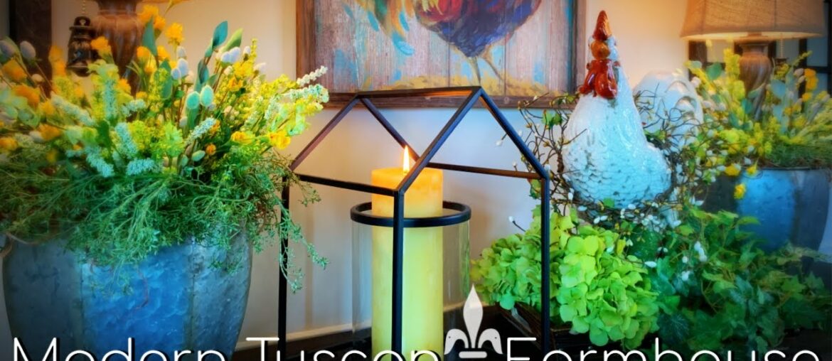 MODERN TUSCAN FARMHOUSE DINING ROOM – PART 1! LET'S DECORATE! 🐓🌻 MODERN TUSCAN FARMHOUSE DINING ROOM - PART 1! LET'S DECORATE! 🐓🌻