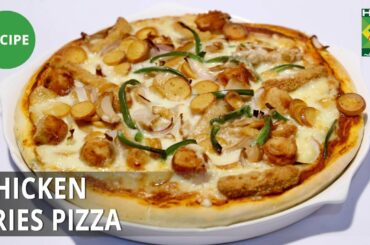 Chicken Fries Pizza  Recipe | Mehboob's Kitchen | Mehboob Khan | Fast Food