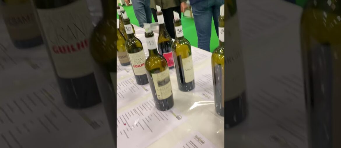 Worldwide Organic Wine Fair #MillésimeBio2020 tasting process
