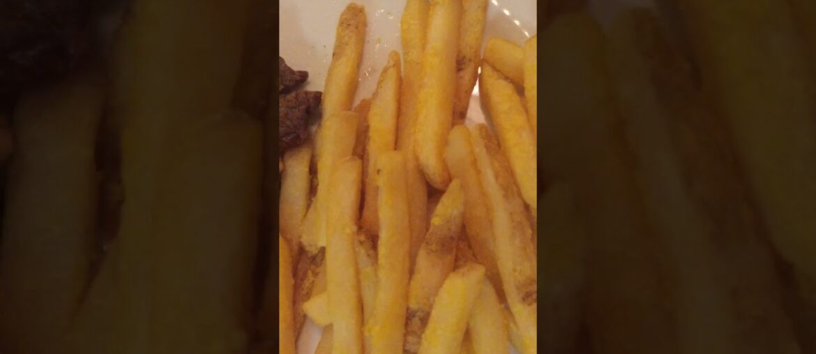 How To Cook Steak With Mushrooms | Sides French Fries Or Purple Sweet Potato 🍠