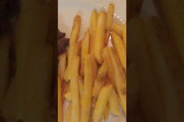 How To Cook Steak With Mushrooms | Sides French Fries Or Purple Sweet Potato 🍠