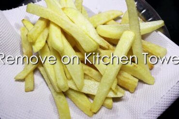 Perfect French Fries | Homemade Crispy French Fries Recipe | Kanak's Kitchen