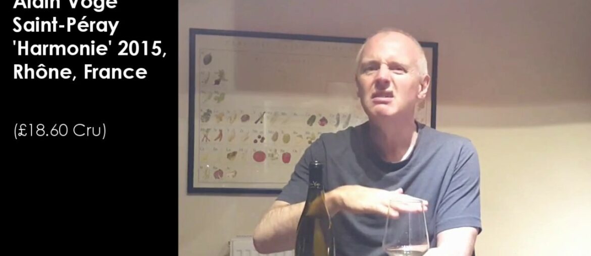 Wine Tasting with Simon Woods: Alain Voge Saint Péray Harmonie 2015, Rhône, France